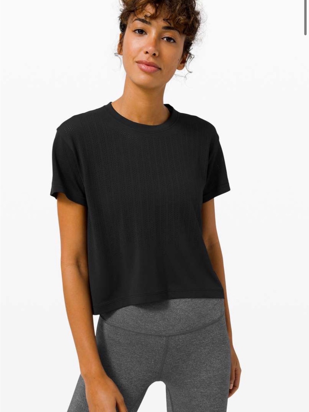 Lululemon Train to Be Short Sleeve
Black